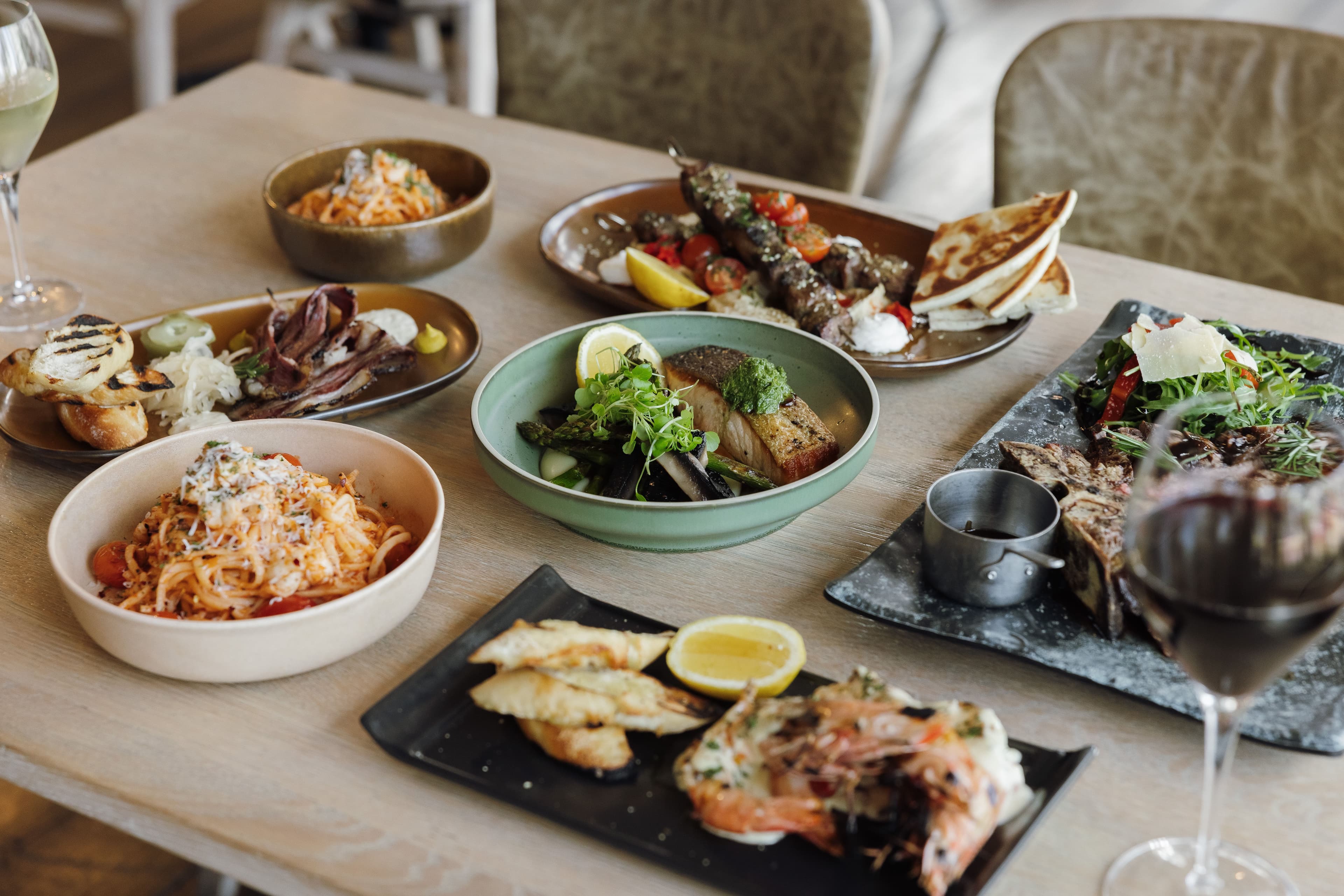 Multiple dishes